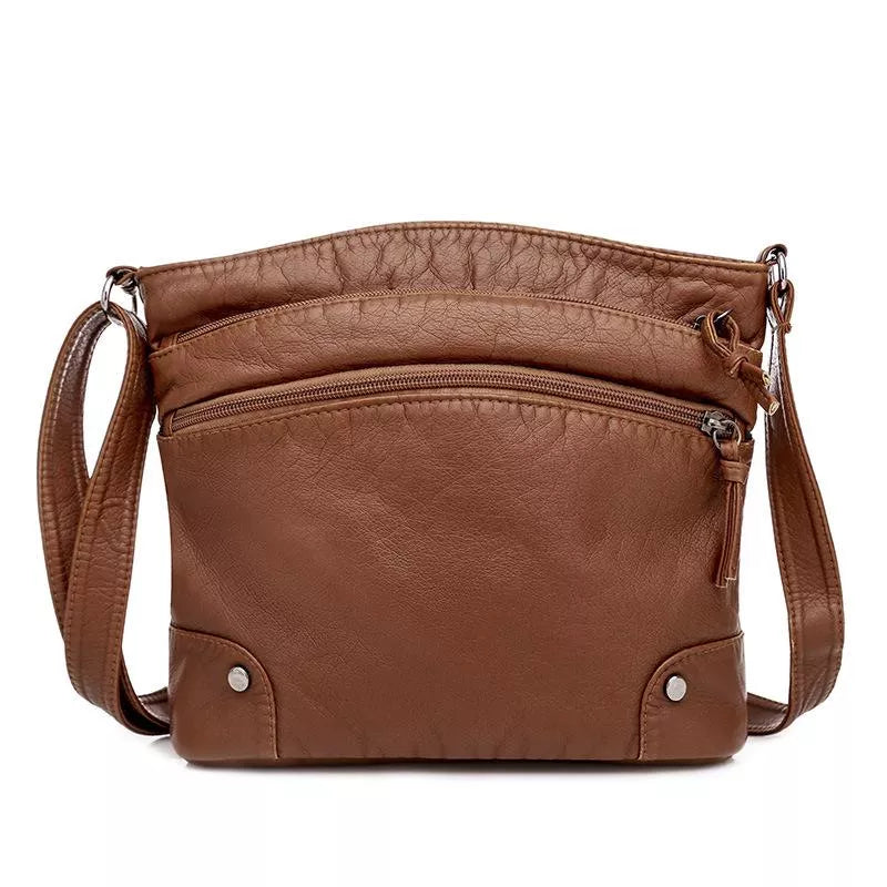 CELINE | LEATHER SHOULDER BAG