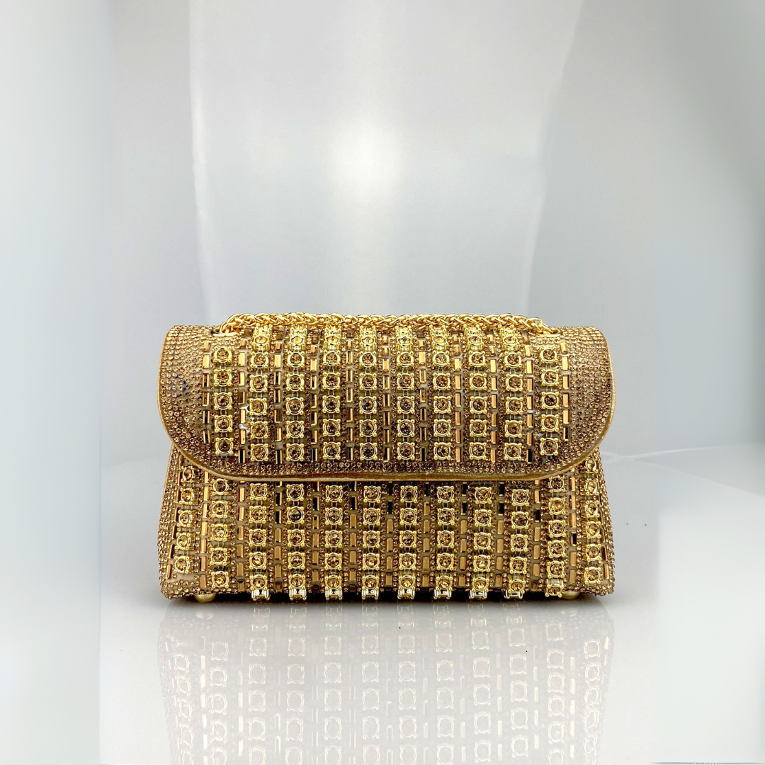 KLAUDIA | CHIC CHAIN DIAMOND SHOULDER BAG