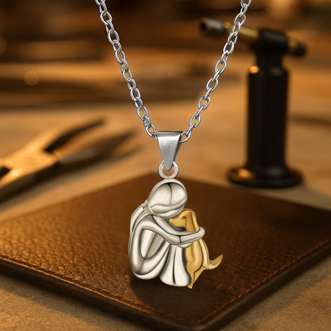 MARINETTE | DOG PENDANT NECKLACE