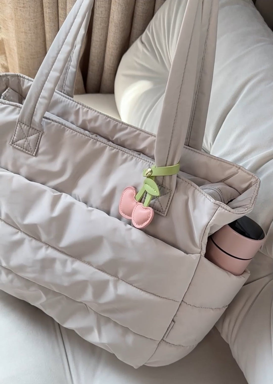 CALYSS | BUBBLE SHOULDER BAG WITH POCKETS