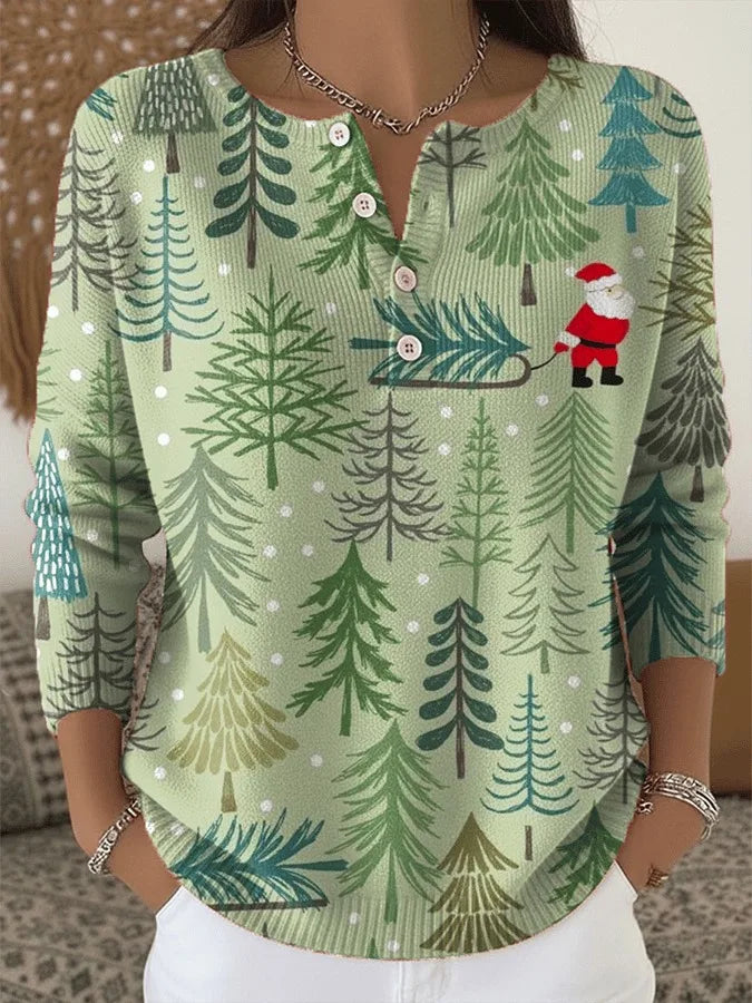 ANWEN | CHRISTMAS JUMPER WITH BUTTONS