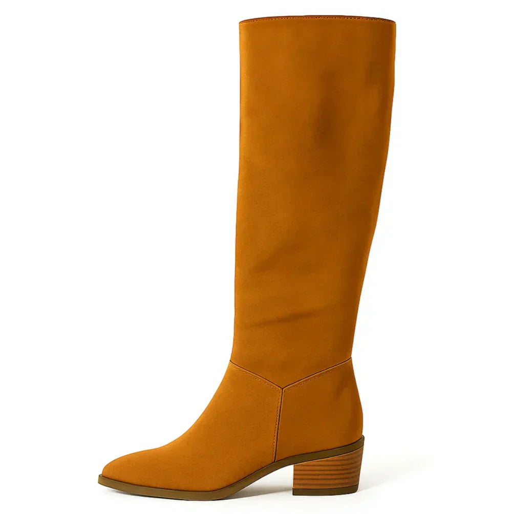 VELVÉNA™ | HIGH SUEDE BOOTS