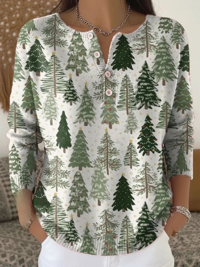 ANWEN | CHRISTMAS JUMPER WITH BUTTONS
